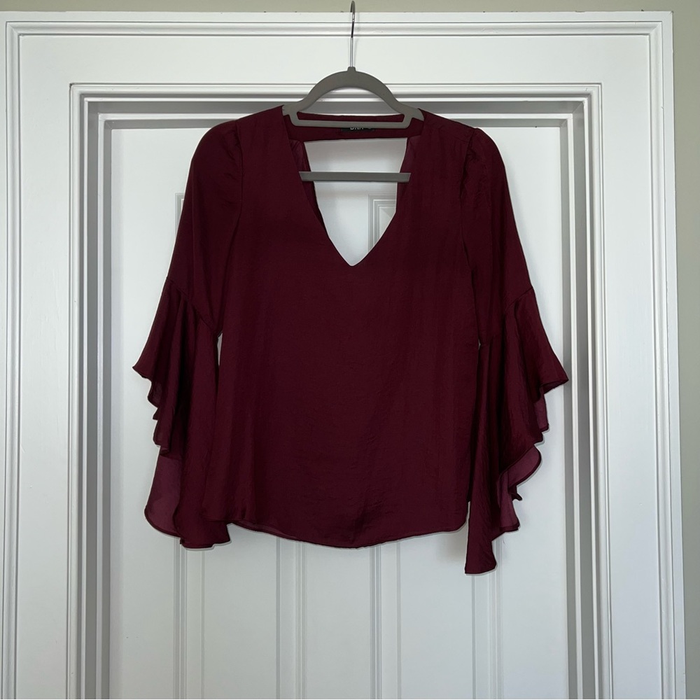 Maroon DNA blouse